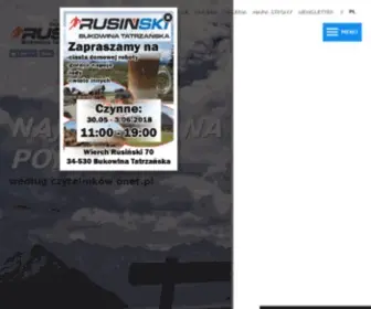 Rusin-Ski.pl(Rodzinna Stacja Narciarska RUSIŃ) Screenshot