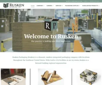 Rusken.com(Rusken Packaging) Screenshot