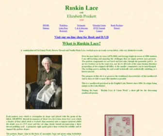 Ruskinlace.org.uk(Ruskin Lace with Elizabeth Prickett) Screenshot