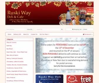 Ruskiwaydeli.com.au(Russian Food and Deli Brisbane) Screenshot