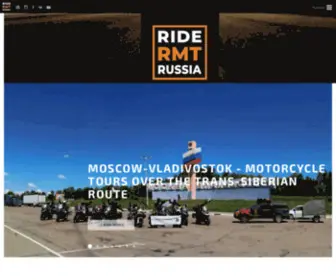 Rusmototravel.com(Motorcycle Tours in Russia) Screenshot