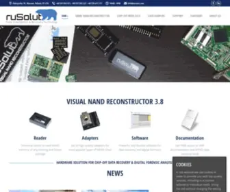 Rusolut.com(Data Recovery & Digital Forensics Technology) Screenshot