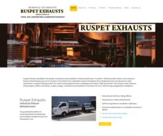 Ruspet.co.za(Industrial Exhaust Manufacturers) Screenshot