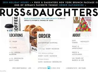 Russanddaughters.com(Russ & Daughters) Screenshot