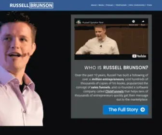 Russellbrunson.com(My Workspace's Site) Screenshot
