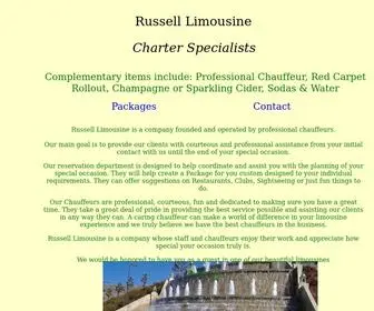 Russelllimo.com(Russell Limousine) Screenshot