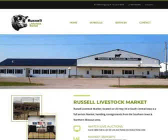 Russelllivestockmarket.com(Russell Livestock Market) Screenshot
