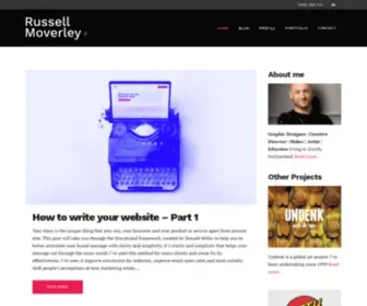 Russellmoverley.com(Designer) Screenshot