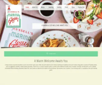 Russellsmarinagrill.com(Russels Marina Grill) Screenshot