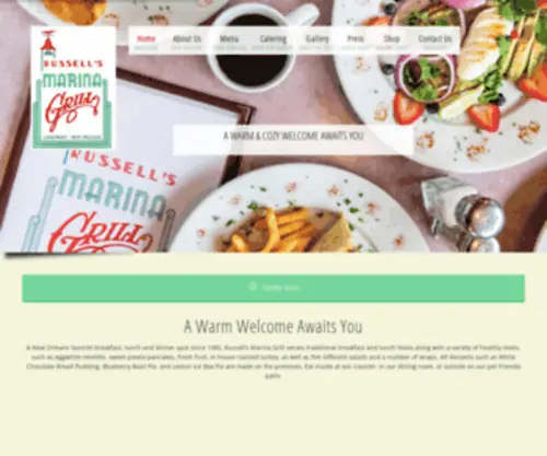 Russellsmarinagrill.net(Russels Marina Grill) Screenshot