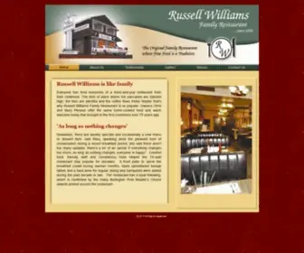 Russellwilliamsrestaurant.com(Russell Williams Family Restaurant) Screenshot