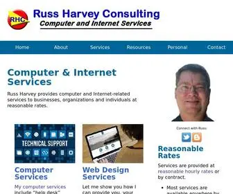 Russharvey.bc.ca(Russ Harvey Consulting Computer & Internet Services) Screenshot