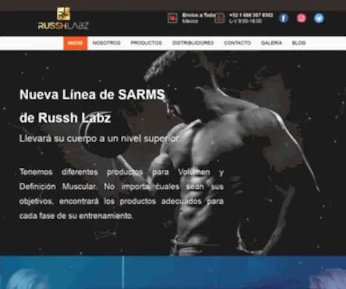 Russhlabz.com.mx(Russh Labz Para un Cuerpo Superior) Screenshot