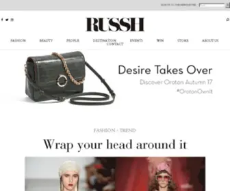 Russhmagazine.com(Fashion) Screenshot