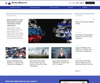 Russia-Briefing.com(Russia Briefing) Screenshot