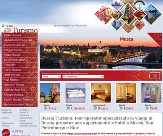 Russia-Turismo.com(Hotel Mosca) Screenshot