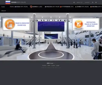 Russiaexpoonline.com(Russia Permanent Online Exhibition) Screenshot