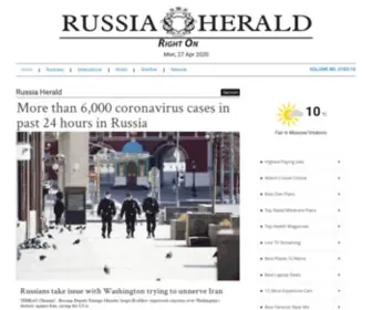 Russiaherald.com(Russia Herald) Screenshot