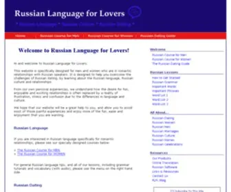 Russian-Language-For-Lovers.com(Russian Language for Lovers) Screenshot