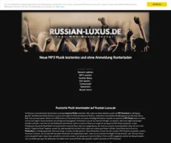 Russian-Luxus.de(Russische Musik als Mp3 Download) Screenshot
