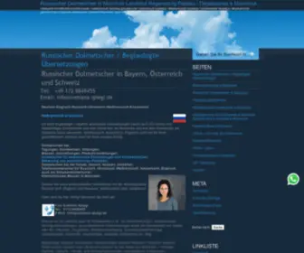 Russian-Munich.de(Russischer Dolmetscher) Screenshot