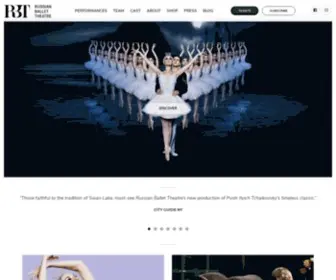 Russianballettheatre.com(Russian Ballet Theatre on Tour) Screenshot