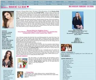 Russianbrideguide.com(Russian Bride Guide) Screenshot