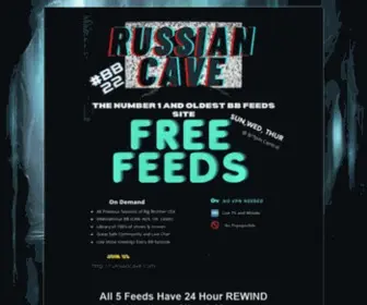 Russiancave.com(The Russian Cave FREE TV MOVIES SPORTS & Big Brother Live Feeds) Screenshot