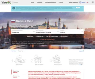 Russianembassy.com(Russia Visa Services) Screenshot