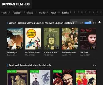 Russianfilmhub.com(Russian Film Hub) Screenshot