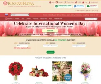 Russianflora.com(Send Flowers & Gifts to Russia and Internationally) Screenshot