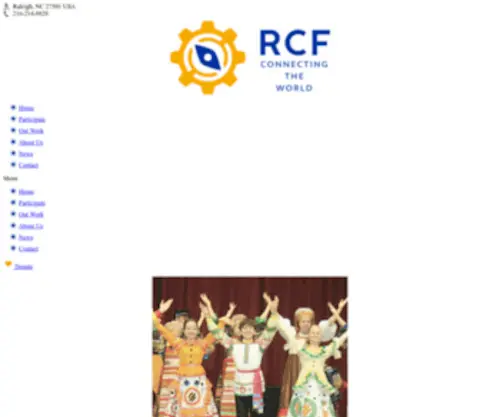 Russianfolk.com(Reunite Cultures Fund) Screenshot