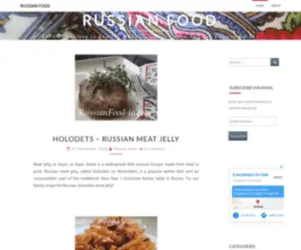 Russianfood-IE.com(Russian & Soviet Recipes in English) Screenshot