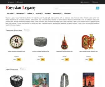 Russianlegacy.com(Custom Winter Hats) Screenshot