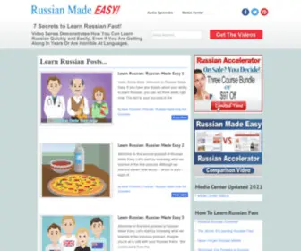 Russianmadeeasy.com(Learn Russian with Russian Made Easy Podcast) Screenshot