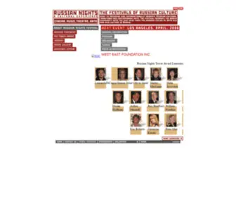 Russiannightsfest.com(RUSSIAN NIGHTS) Screenshot