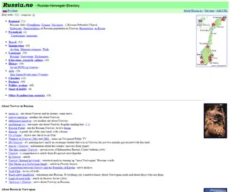 Russia.no(Russian-Norwegian Directory) Screenshot