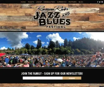 Russianriverfestivals.com(Russian River Jazz & Blues) Screenshot