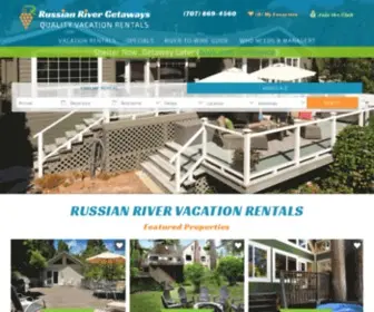 Russianrivergetaways.com(Russian River Getaways) Screenshot