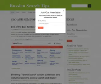 Russiansearchtips.com(Russian Search Tips) Screenshot