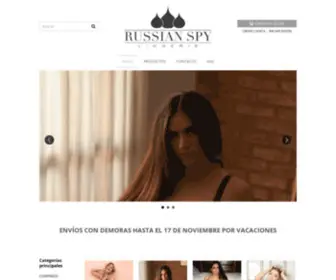 Russianspylingerie.com(Tienda Online de Russian Spy Lingerie) Screenshot