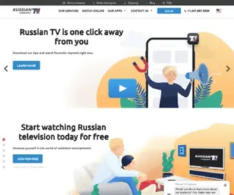 RussiantvCompany.com(Russian TV Company) Screenshot