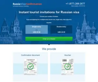 Russianvisaconfirmation.com(MyRussianVisaSupport.com makes the process of getting Russia visa easy and hassle) Screenshot