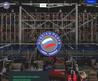 Russiaparts.com(Russian Parts venta de repuestos lada) Screenshot