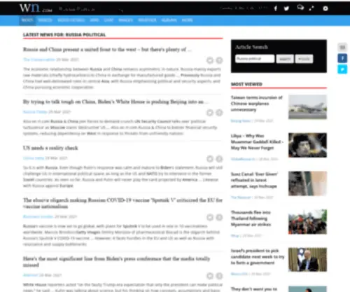 Russiapolitical.com(Russia Political News) Screenshot