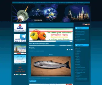 Russiran.com(Russia Commerce Site) Screenshot