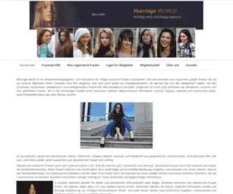 Russische-Ukrainische-Frauen.com(Ukrainische und Russische Frauen partnervermittlung) Screenshot