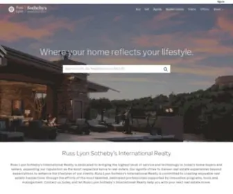 Russlyon.com(Russ Lyon Sotheby's International Realty) Screenshot