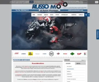 Russomotostore.com(Ricambi moto online) Screenshot