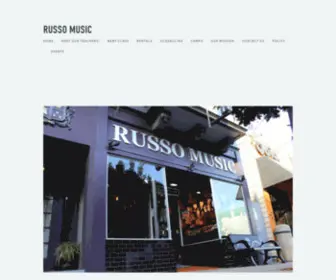 Russomusicsf.com(Russo Music) Screenshot